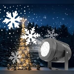 Outdoor Snowflake Projector Light